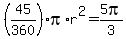 %2845%2F360%29%2Api%2Ar%5E2=5pi%2F3