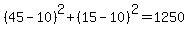 %2845-10%29%5E2%2B%2815-10%29%5E2=1250