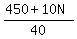 %28450%2B10N%29%2F40