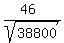 %2846%29%2Fsqrt%2838800%29