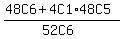 %2848C6+%2B+4C1%2A48C5%29%2F%2852C6%29