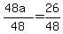 %2848a%29%2F48=+26%2F48