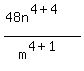 %2848n%5E%284%2B4%29%29%2Fm%5E%284%2B1%29