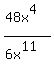 %2848x%5E4%29%2F%286x%5E11%29