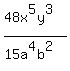 %2848x%5E5y%5E3%29%2F%2815a%5E4b%5E2%29