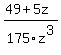 %2849%2B+5z%29%2F175z%5E3