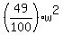 %2849%2F100%29w%5E2