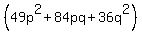%2849p%5E2%2B84pq%2B36q%5E2%29