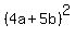 %284a%2B5b%29%5E2