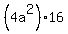 %284a%5E2%29%2A16