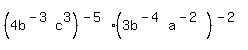 %284b%5E%28-3%29c%5E3%29%5E%28-5%29%2A%283b%5E%28-4%29a%5E%28-2%29%29%5E%28-2%29