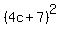 %284c%2B7%29%5E2