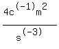 %284c%5E-1m%5E2%29%2Fs%5E-3+