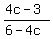 %284c-3%29%2F%286-4c%29
