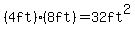 %284ft%29%288ft%29=32ft%5E2