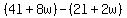 %284l%2B8w%29+-+%282l%2B2w%29