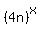 %284n%29%5Ex