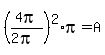 %284pi%2F%282pi%29%29%5E2%2Api=A