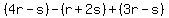 %284r-s%29-%28r%2B2s%29%2B%283r-s%29