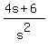 %284s%2B6%29%2Fs%5E2