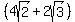%284sqrt%282%29%2B2sqrt%283%29%29