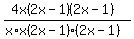 %284x%282x-1%29%282x-1%29%29%2F%28x%2Ax%282x-1%29%282x-1%29%29