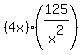%284x%29%2A%28125%2Fx%5E2%29