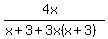 \"%284x%29%2F%28x%2B3%2B3x%28x%2B3%29%29\"