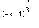 %284x%2B1%29%5E%286%2F3%29