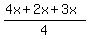%284x%2B2x%2B3x%29%2F4