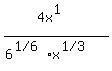 %284x%5E1%29%2F%286%5E%28%221%2F6%22%29x%5E%28%221%2F3%22%29%29