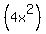 %284x%5E2%29
