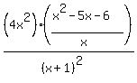 %284x%5E2%29%2F%28%28x%2B1%29%5E2%29%2A%28%28x%5E2-5x-6%29%2F%28x%29%29