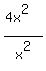 %284x%5E2%29%2Fx%5E2