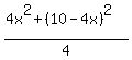 %284x%5E2%2B%2810-4x%29%5E2%29%2F4