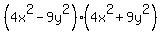 %284x%5E2+-+9y%5E2%29%284x%5E2+%2B+9y%5E2%29