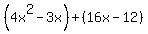 %284x%5E2-3x%29%2B%2816x-12%29