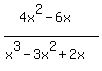 %284x%5E2-6x%29%2F%28x%5E3-3x%5E2%2B2x%29