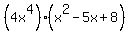 %284x%5E4%29%28x%5E2-5x%2B8%29