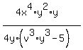 %284x%5E4%2Ay%5E2%2Ay%29%2F%284y%2A%28v%5E3%2Ay%5E3+-+5%29%29