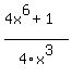 %284x%5E6+%2B+1%29%2F+4x%5E3