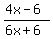 %284x-6%29%2F%286x%2B6%29