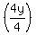 %284y%2F4%29