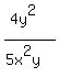 %284y%5E2%29%2F%285x%5E2y%29
