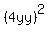 %284yy%29%5E2