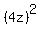 %284z%29%5E2