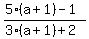 %285%28a%2B1%29-1%29%2F%283%28a%2B1%29%2B2%29