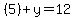%285%29%2By=12
