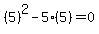 %285%29%5E2+-+5%285%29+=+0