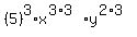 %285%29%5E3%2Ax%5E%283%2A3%29%2Ay%5E%282%2A3%29